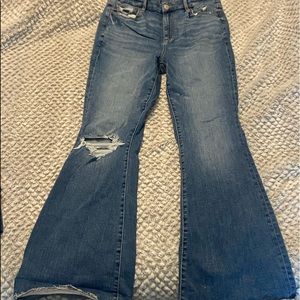 American Eagle Curvy Super High Rise Flare